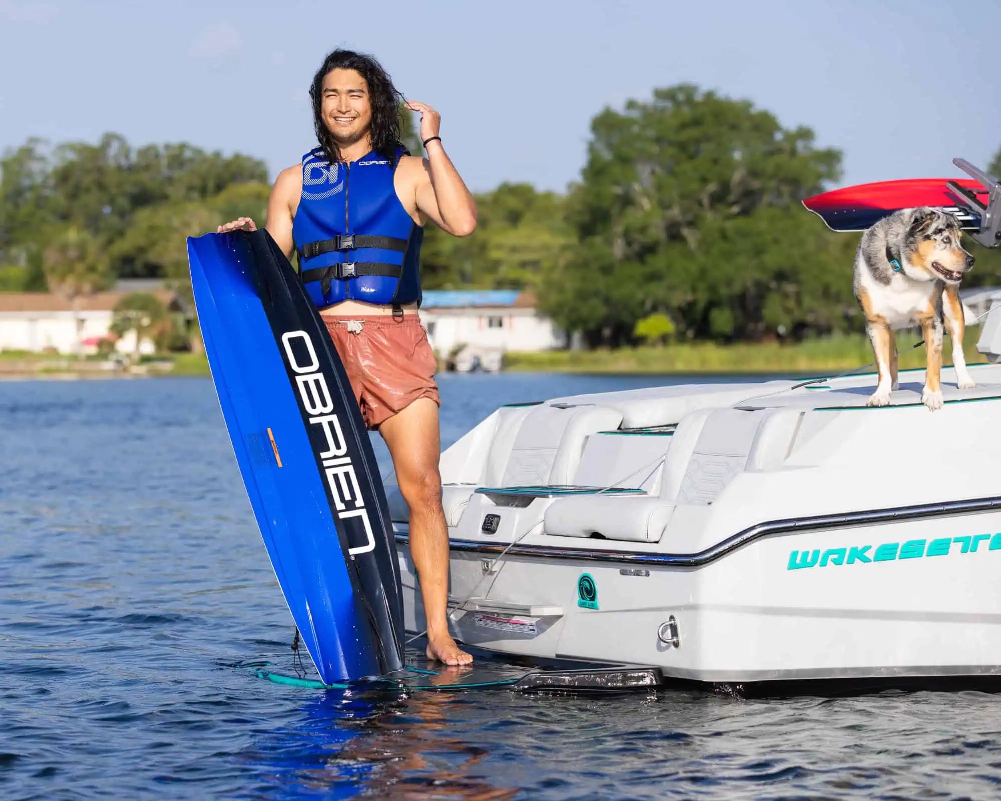 blue on the water O'Brien Men's Traditional Vest