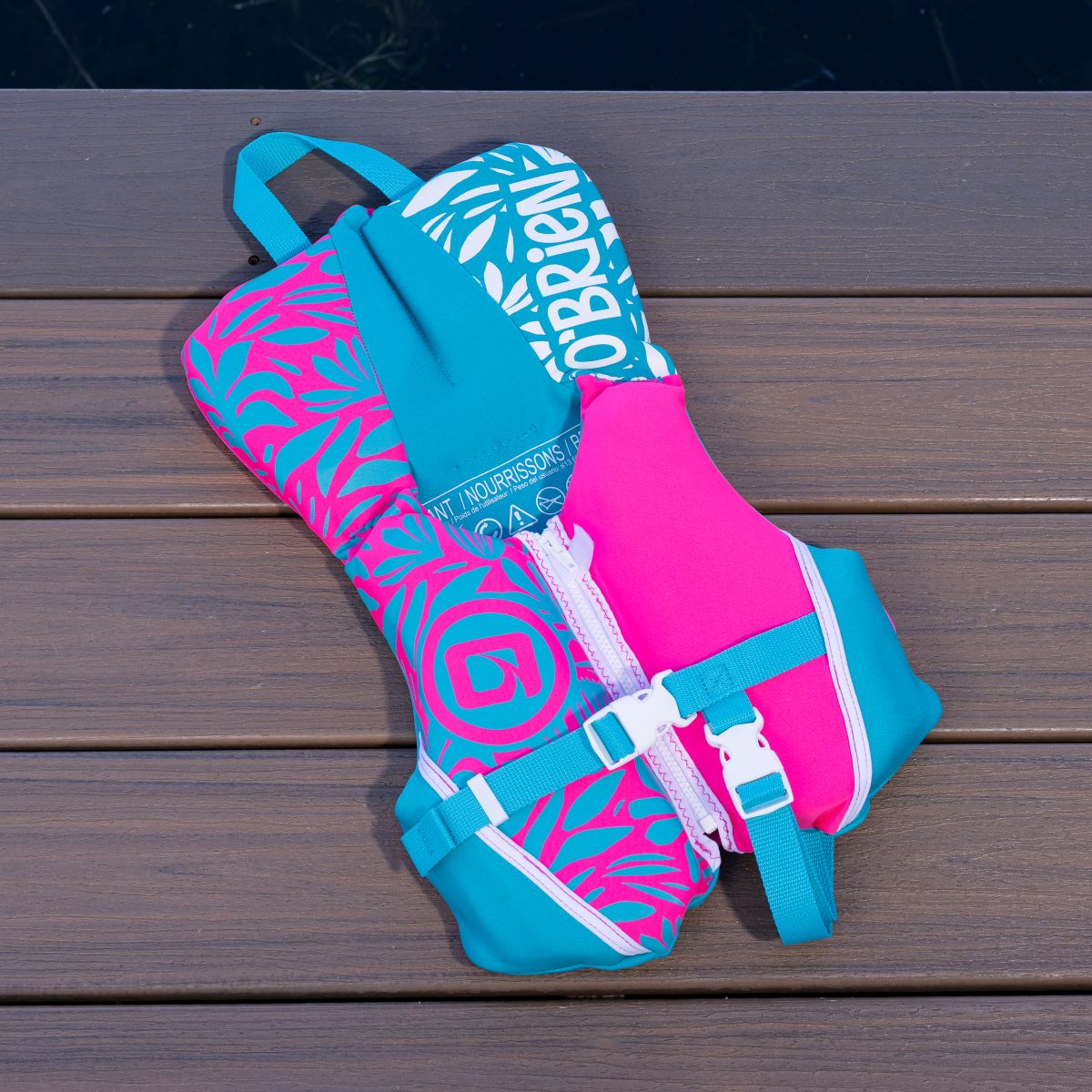 Pink/Aqua O'Brien Infant Neo Life Jacket