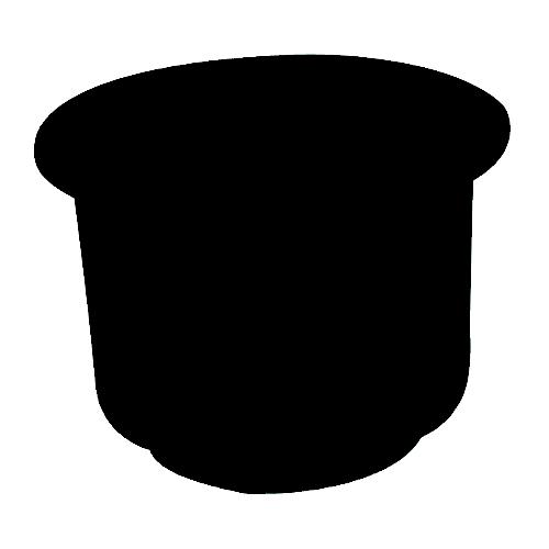 T-H Marine Large Cup Holder, Black