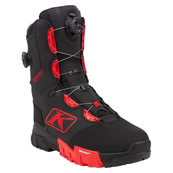 Klim Adrenaline Pro S GTX BOA Snowmobile Boots in red