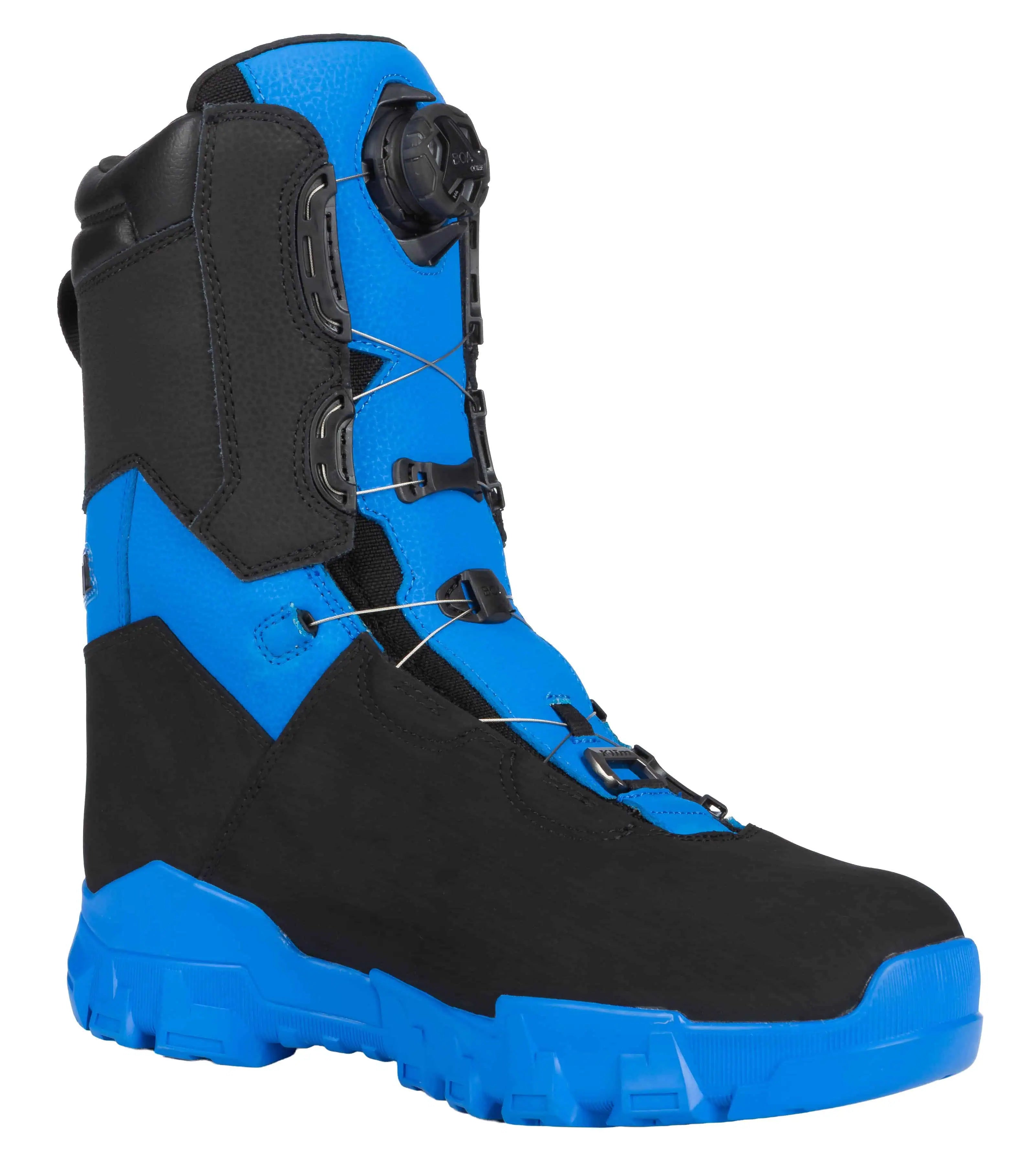 electric blue lemonade black Klim Adrenaline Pro S GTX BOA Snowmobile Boots