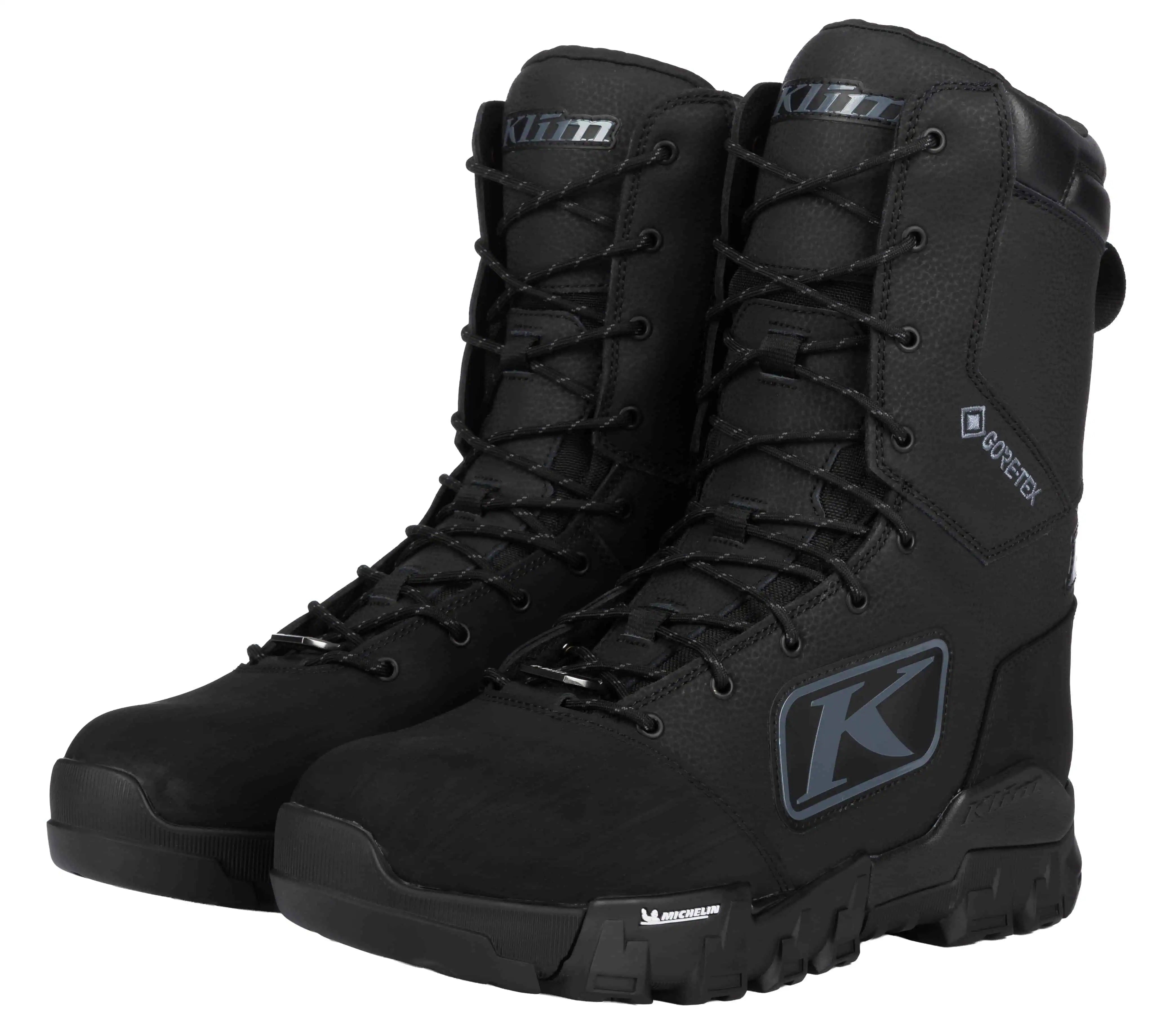 black monument Klim Adrenaline Pro S GTX Snowmobile Boots