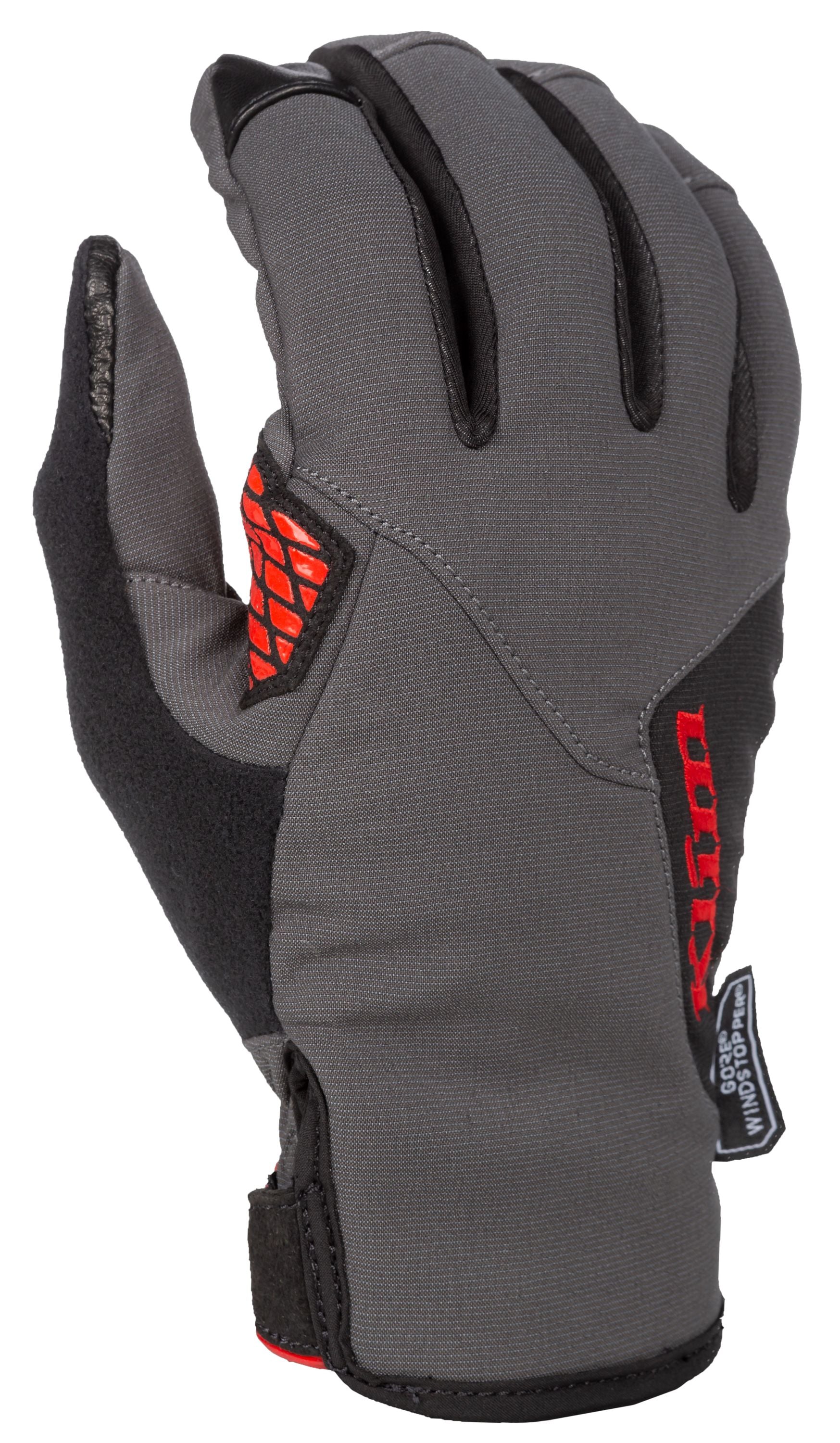 Klim Inversion Glove ashphalt - high risk red