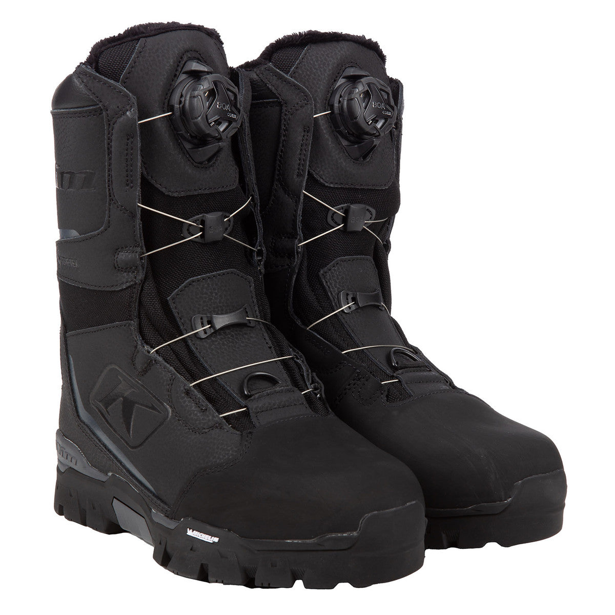 Klim Women's Aurora GTX BOA Snowmobile Boots in Black - Asphalt