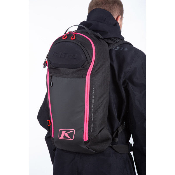 Klim Krew 16 Pack - Snowmobile Backpack Black - Knockout Pink