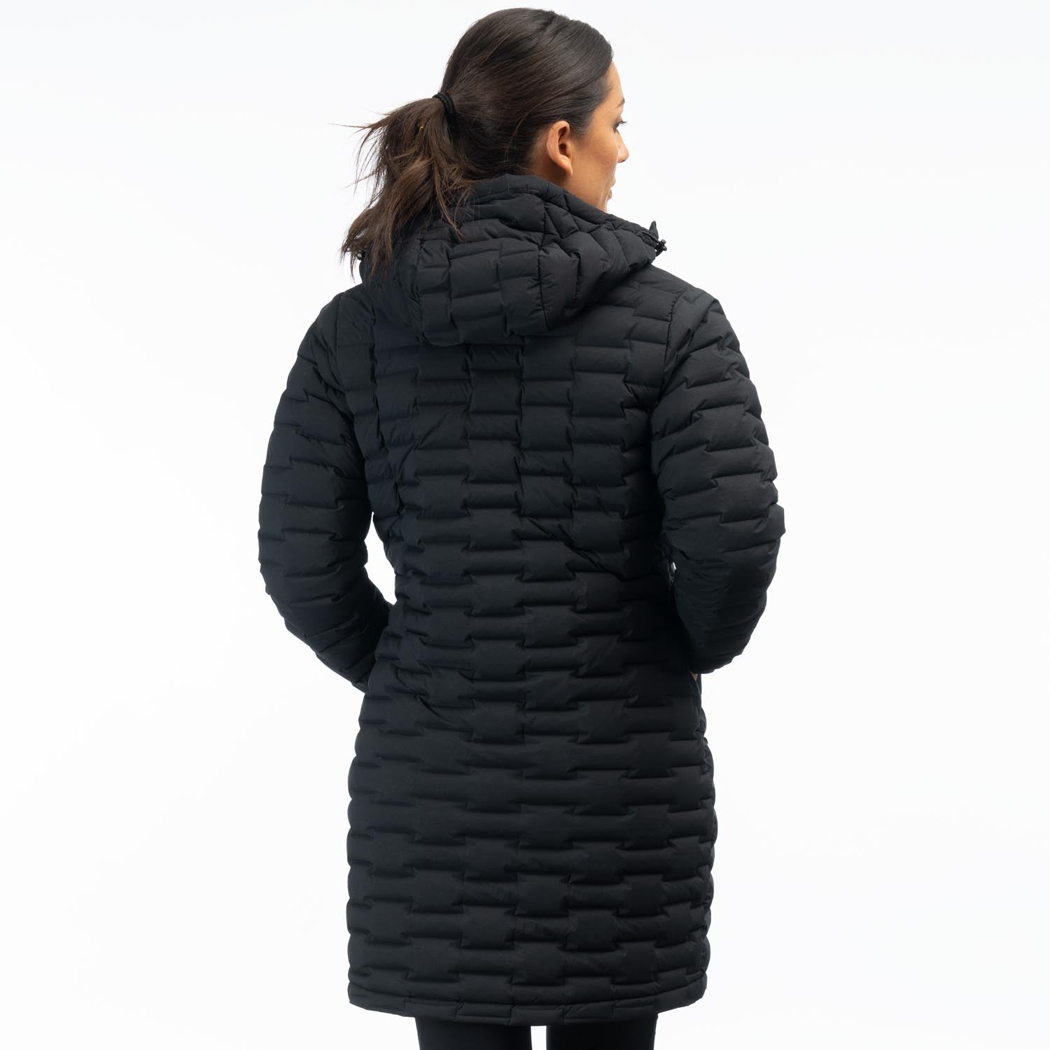 Klim Women's Luna Stretch Down Parka in black