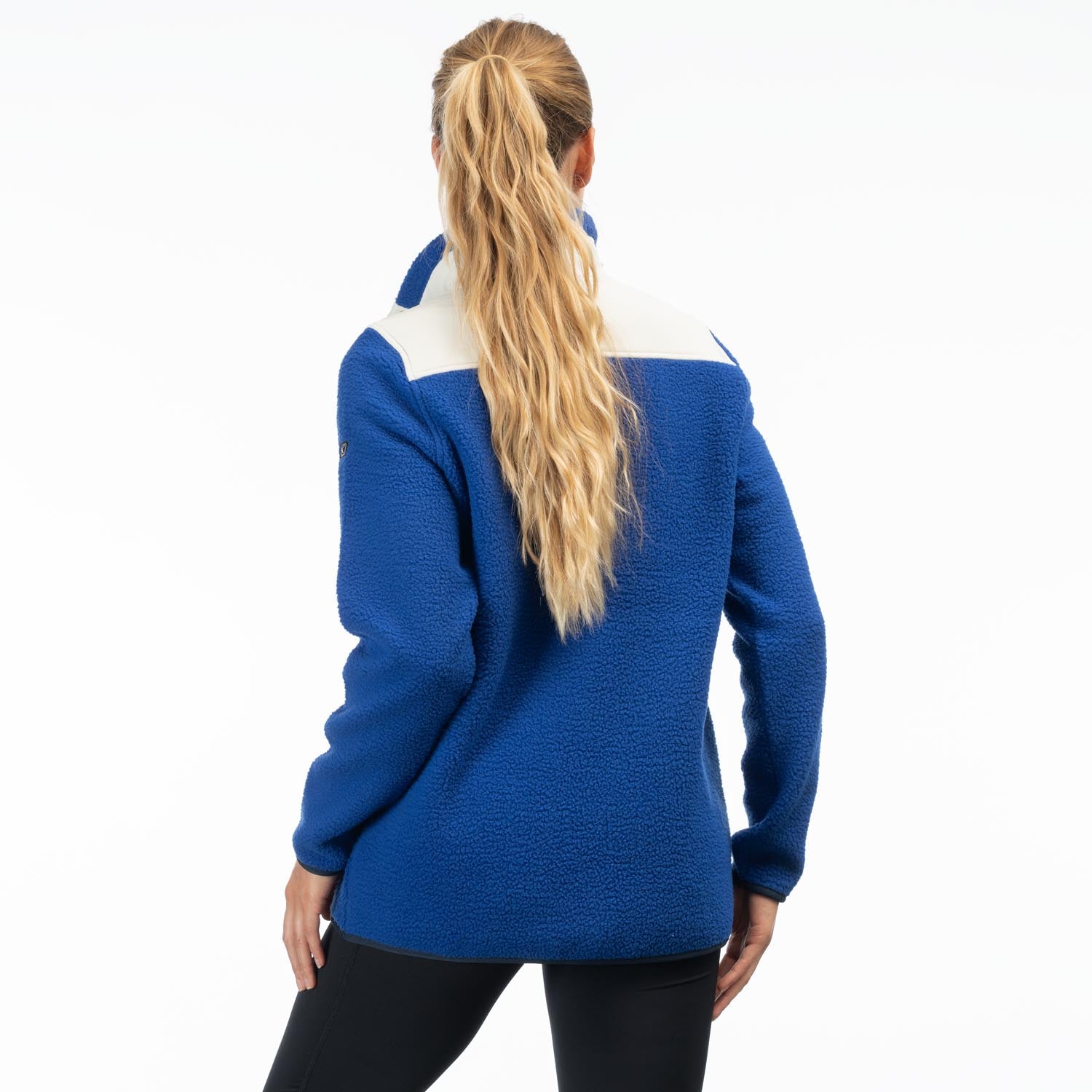Klim Women's High Pile Mountain Fleece Pullover in blue