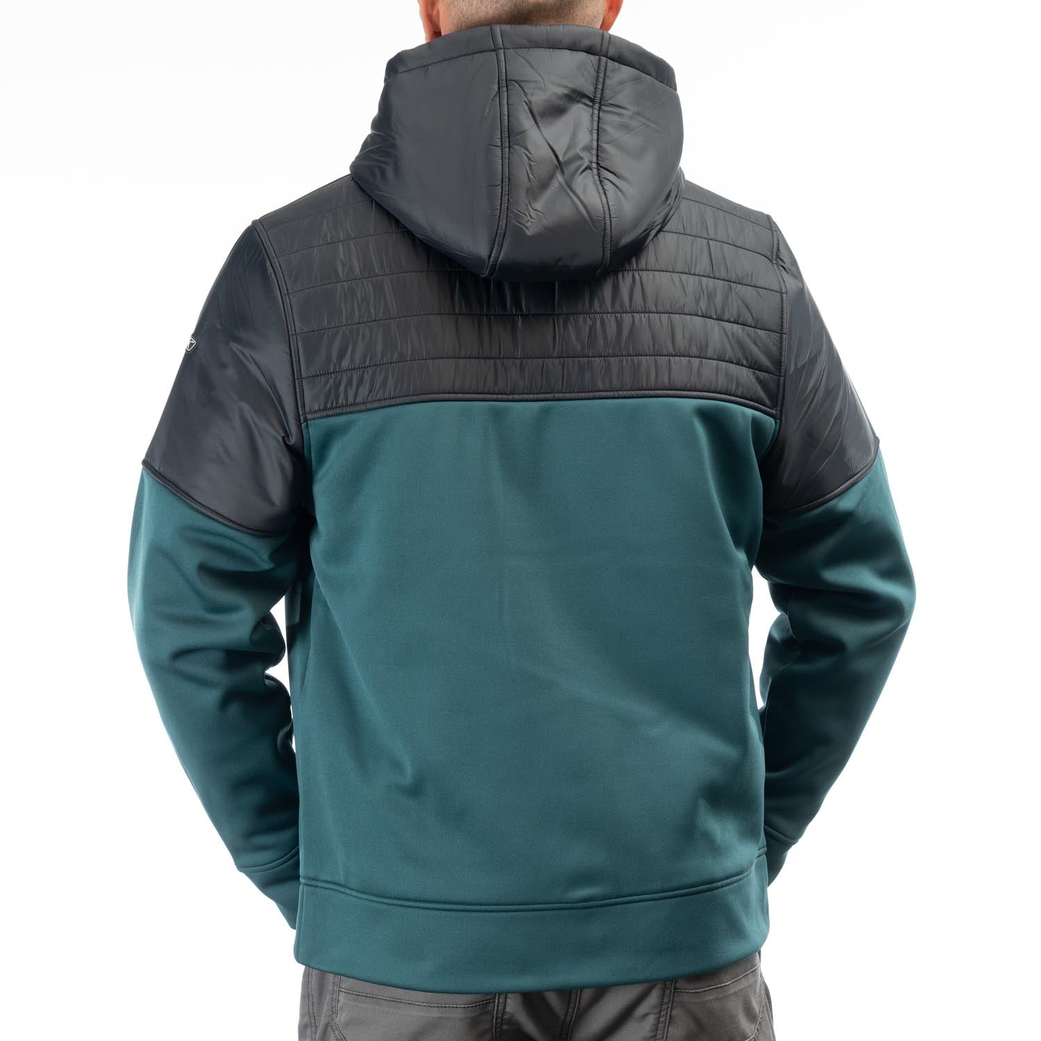 Klim Tamarack Insulated Hoodie black - dark sea blue