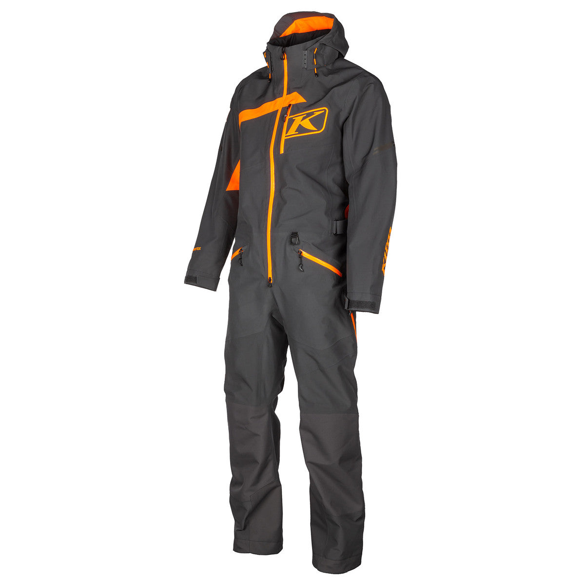 Klim Ripsa One-Piece Monosuit Asphalt - Strike Orange