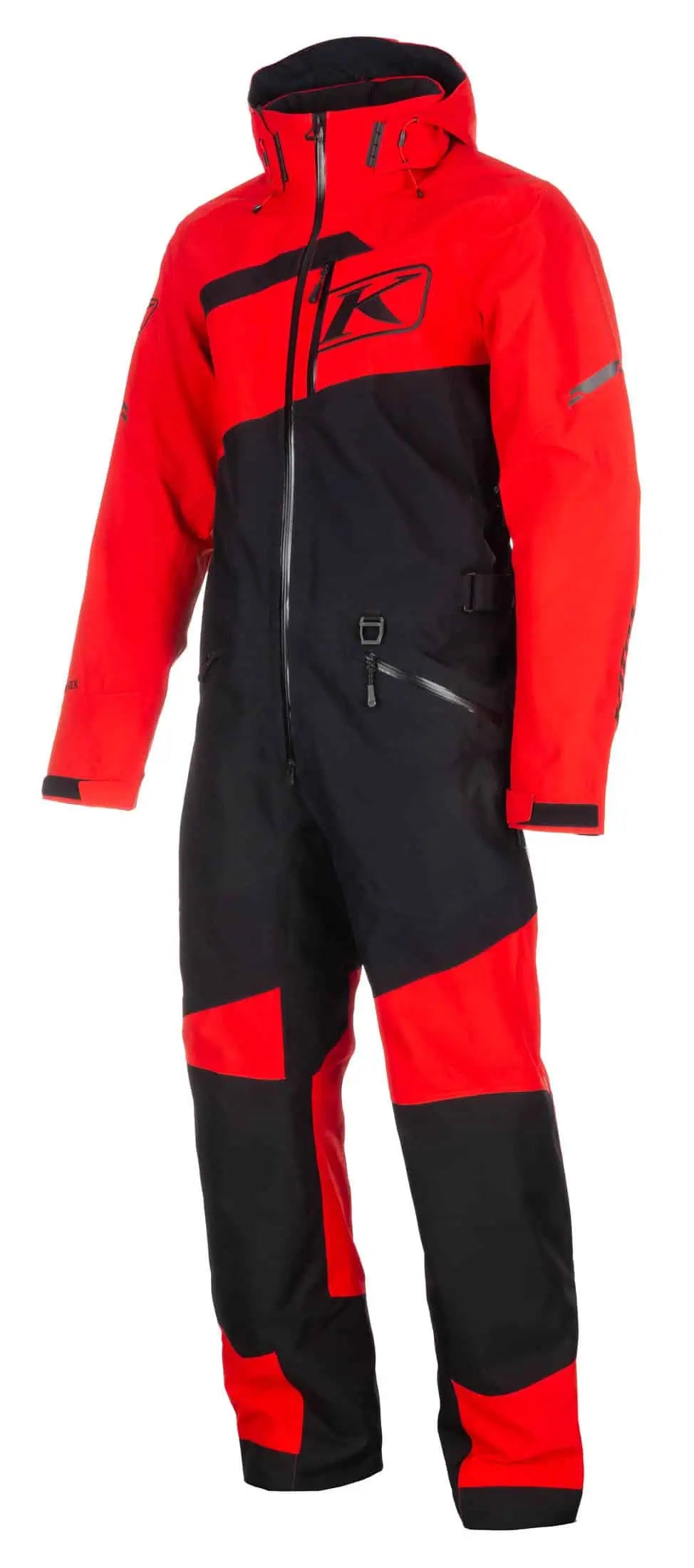 Black - Fiery Red Klim Ripsa One-Piece Monosuit