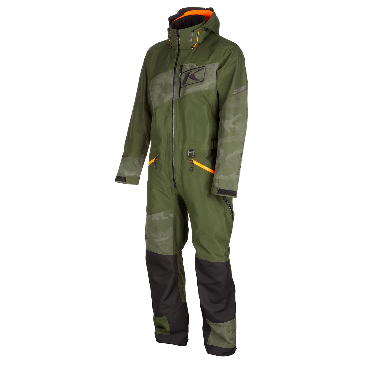 Klim Ripsa One-Piece Monosuit in Kombu Green - Black