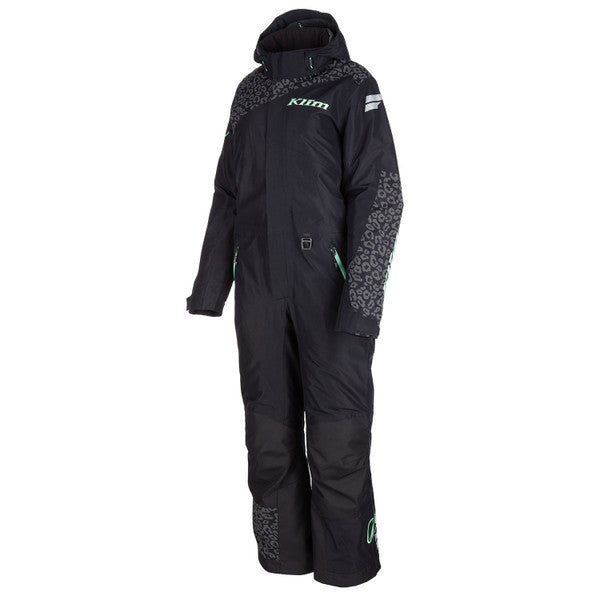 Klim Women's Vailslide One-Piece Monosuit Black - Wintermint