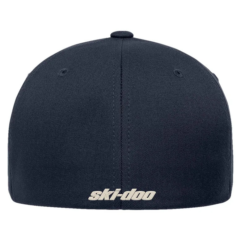 back view Ski-Doo Flex Fit Cap in Navy