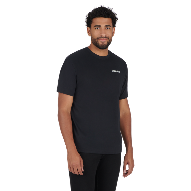 Black Ski-Doo Vector T-Shirt