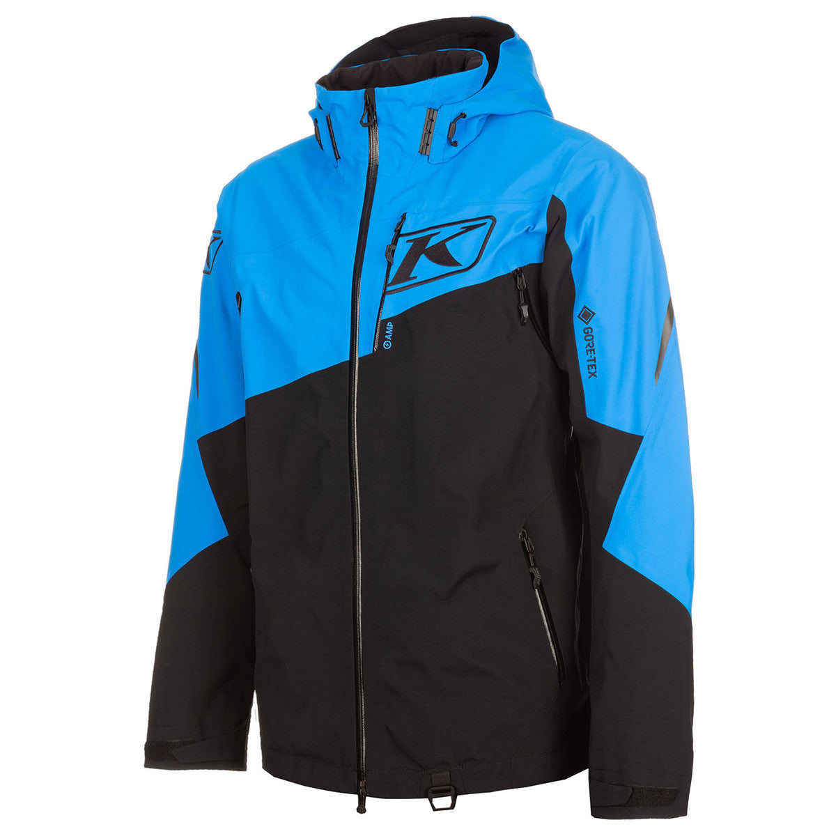 Klim Storm Snowmobile Jacket Electric Blue Lemonade - Black