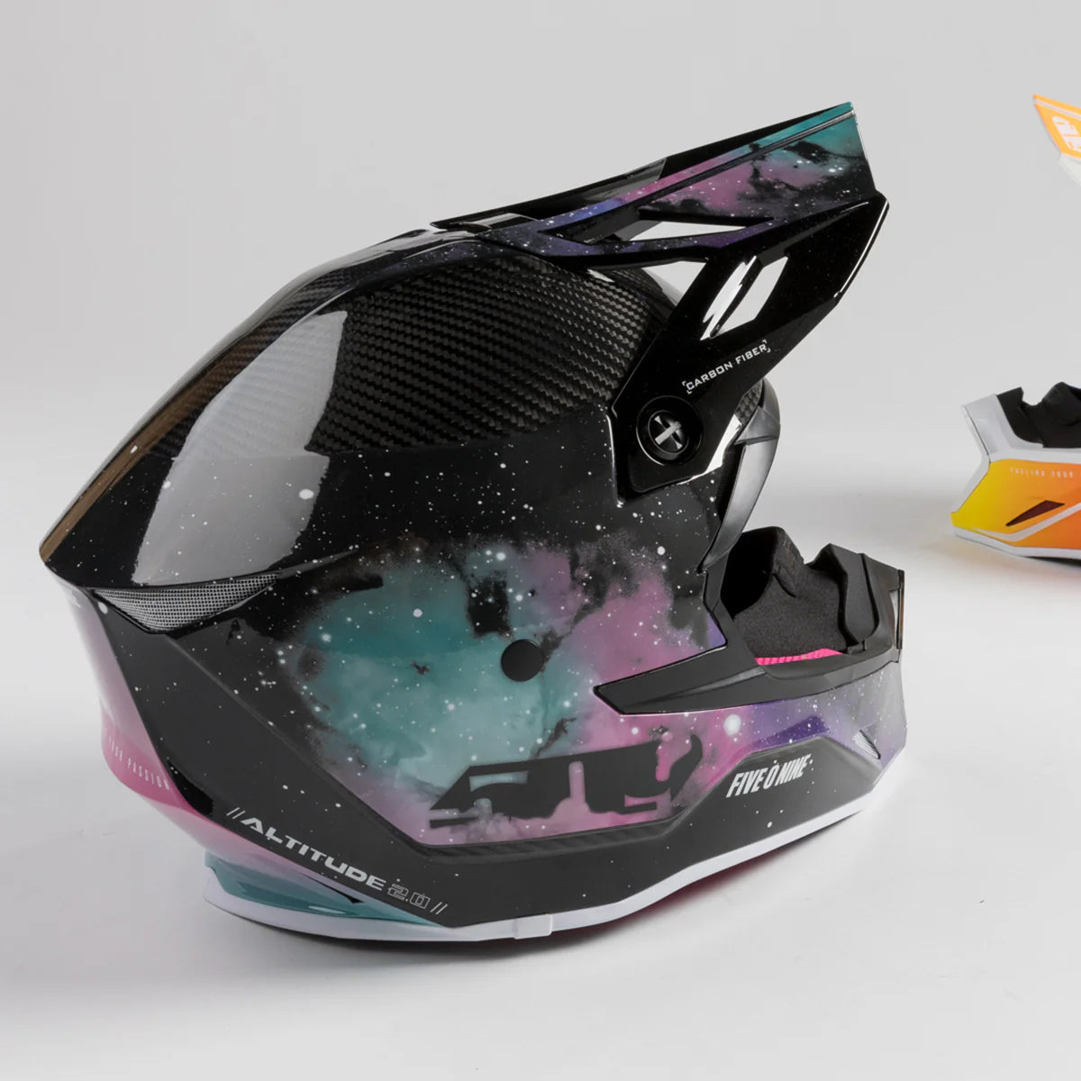 509 Altitude 2.0 Carbon Fiber Snowmobile Helmet - Galaxy