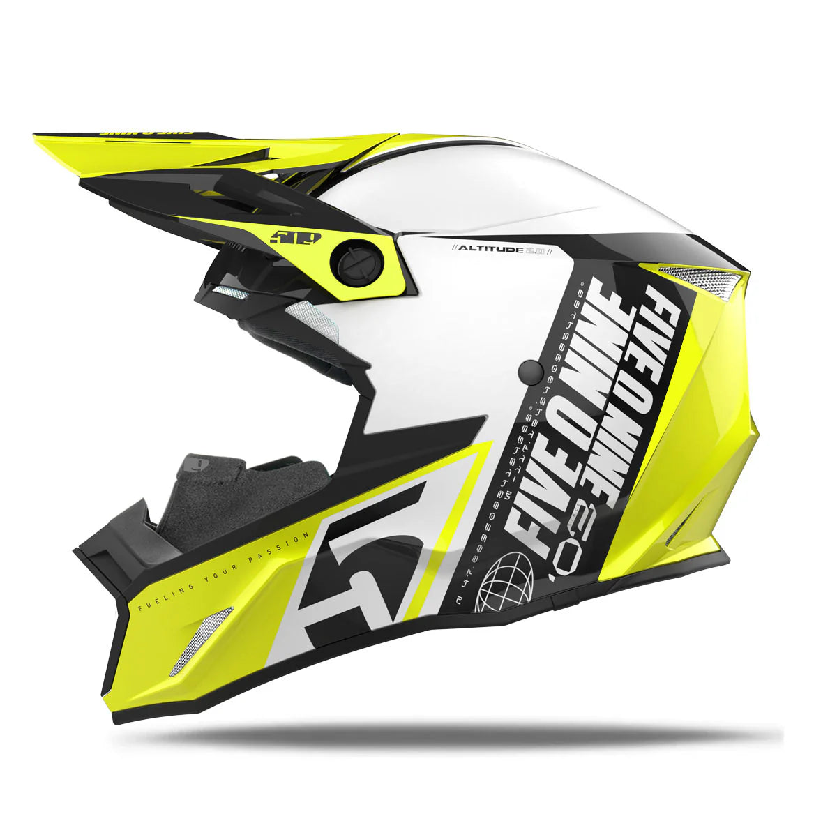 509 Altitude 2.0 Snowmobile Helmet - Highlighter