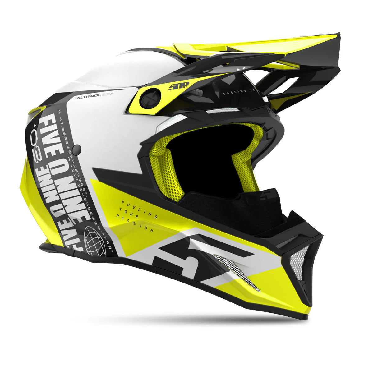 509 Altitude 2.0 Snowmobile Helmet - Highlighter