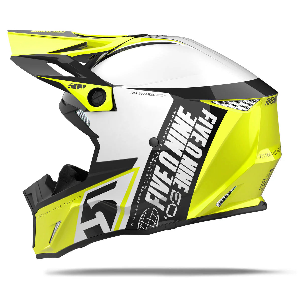 509 Altitude 2.0 Snowmobile Helmet - Highlighter