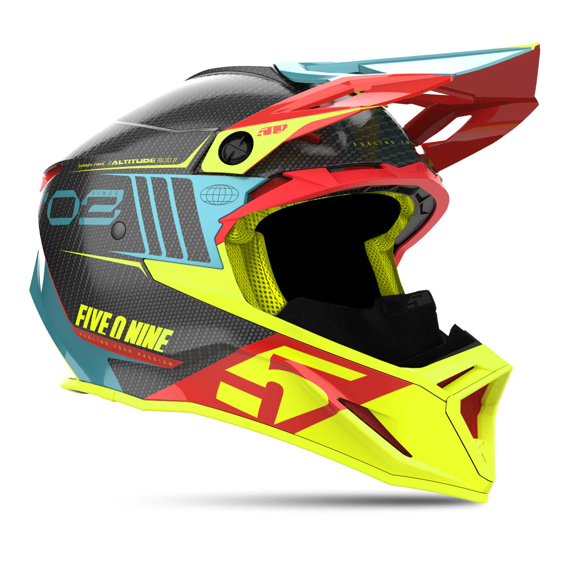 509 Altitude 2.0 Carbon Fiber Snowmobile Helmet - Ultrabeast