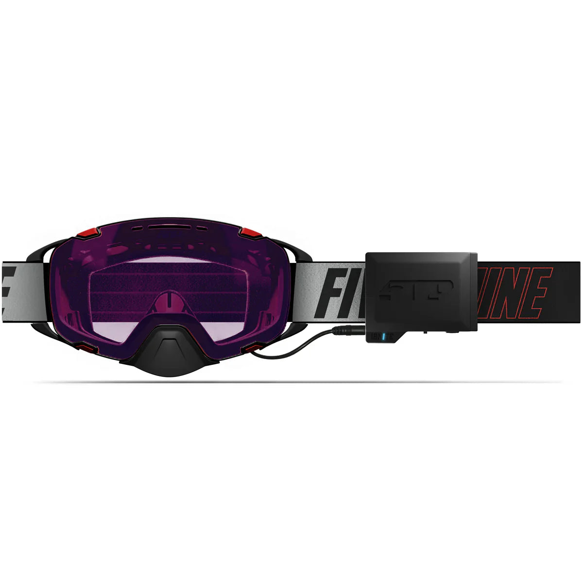 509 Aviator 2.0 Ignite S1 Heated Snowmobile Goggle - Racing Red