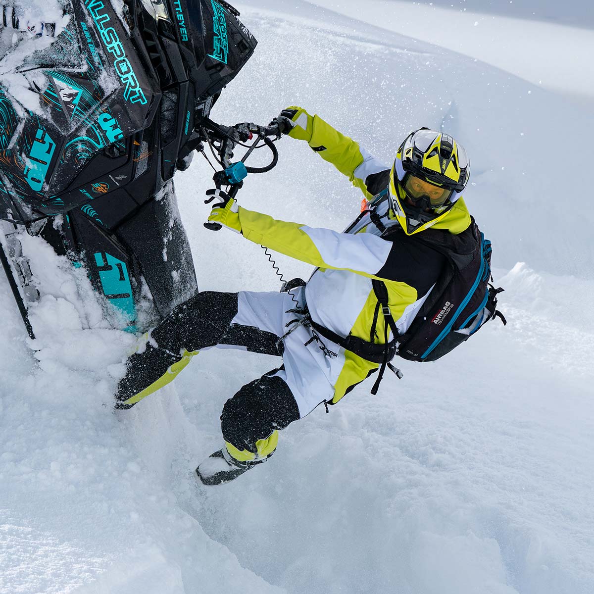 509 Evolve Snowmobile Monosuit Shell - Highlighter