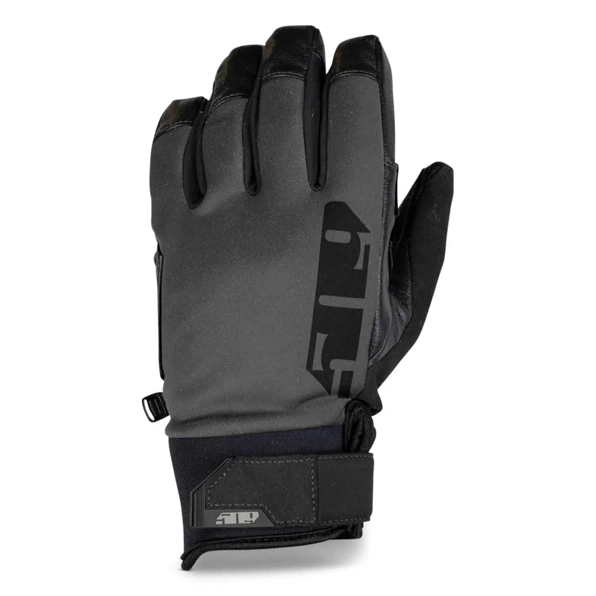 black ops colorway of the 509 Freeride Gloves shown as a single, top facing upward