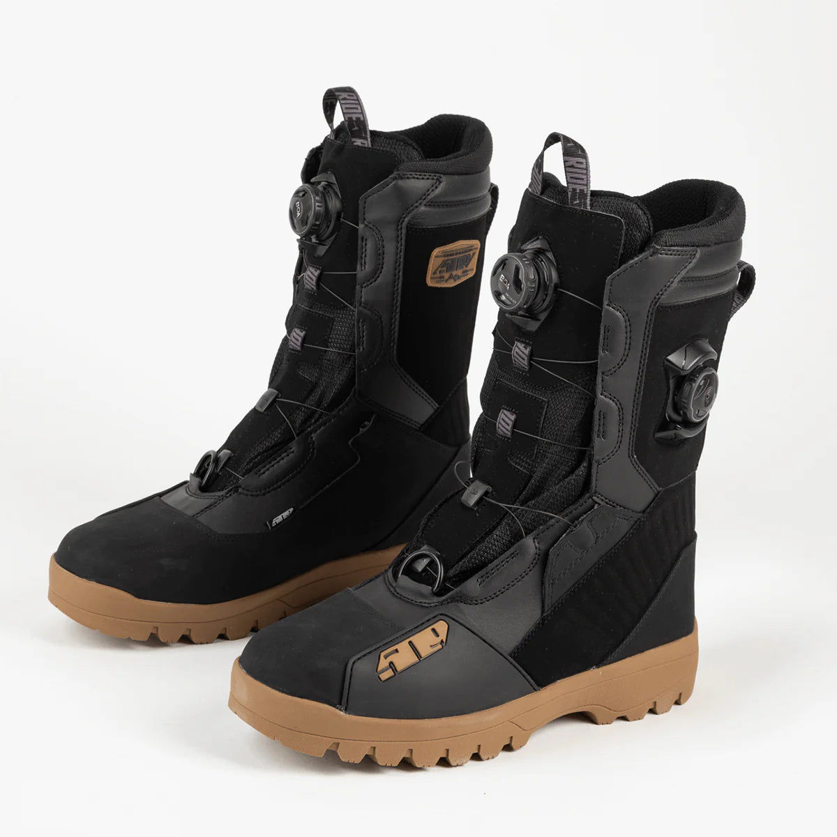 pair of 509 Raid Double Boa Boots - Black Gum