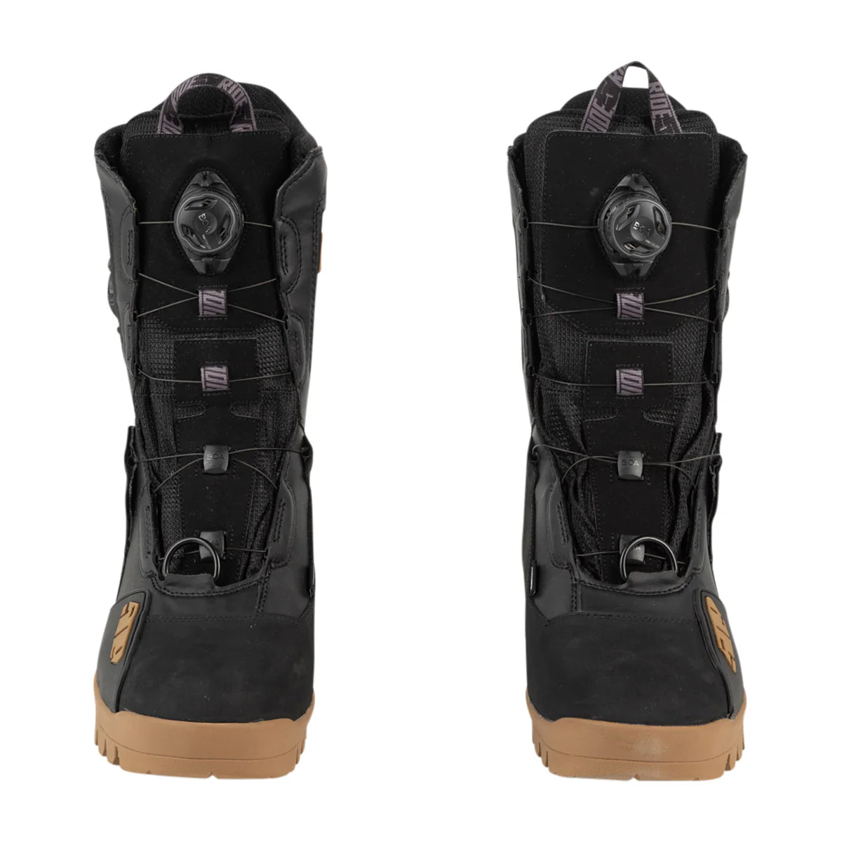 front of 509 Raid Double Boa Boots - Black Gum