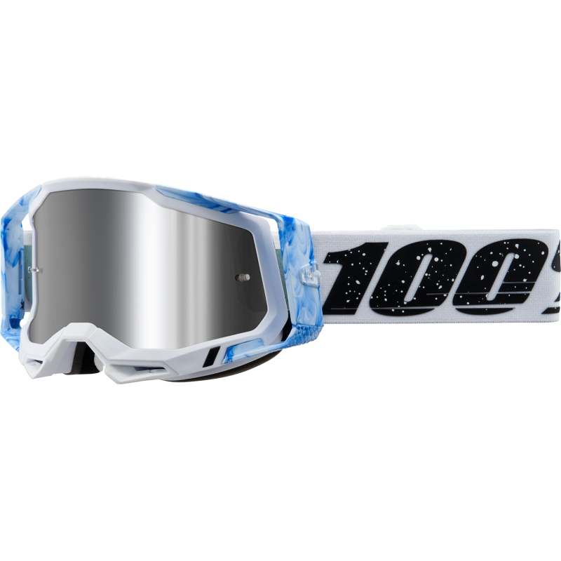 100% Racecraft 2 Mixos Dirtbike Goggle - Mirror Silver Flash Lens