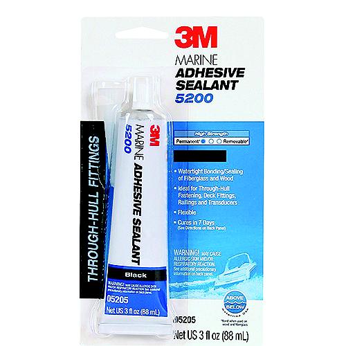 3M Marine Adhesive Sealant 5200 White Polyurethane Sealant 3 oz
