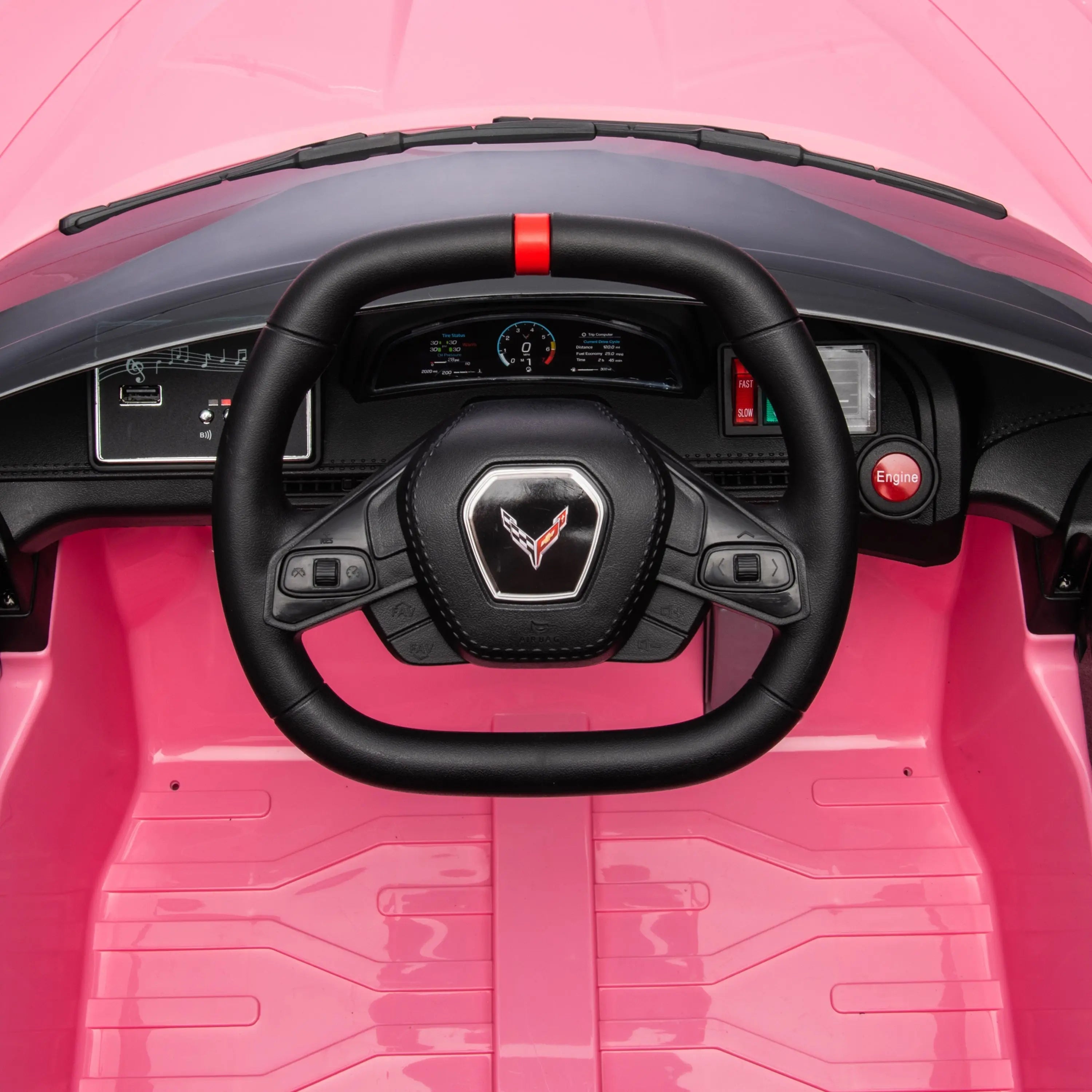 12V Chevrolet Corvette C8 1-Seater Kids Ride-On Car