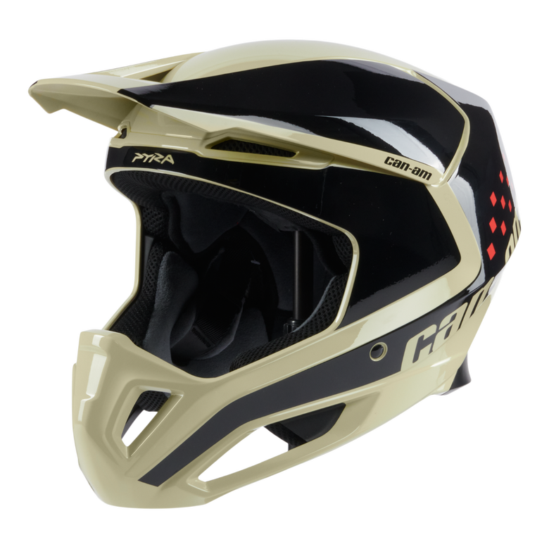 Beige Can-Am Pyra Fade Helmet (DOT/ECE)