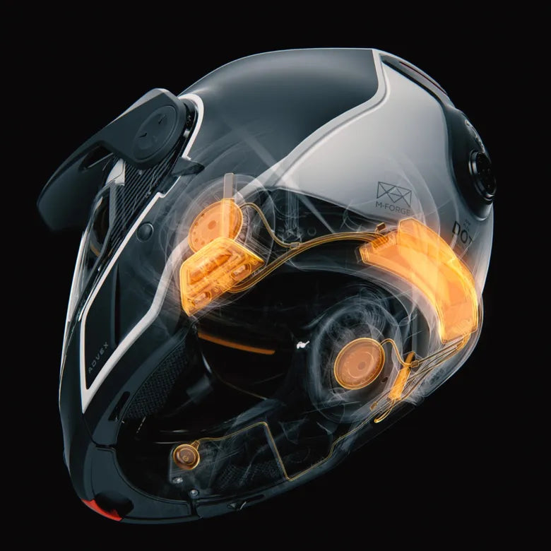 Snowmobile helmet with speakers built best sale in