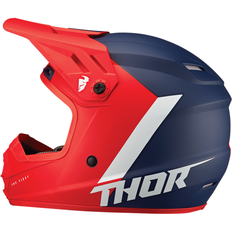Thor Youth Sector ATV Helmet in Red/Navy