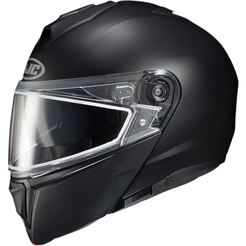 HJC i90 Snow Helmet with Dual Lens Shield Semi Flat Black 5XL