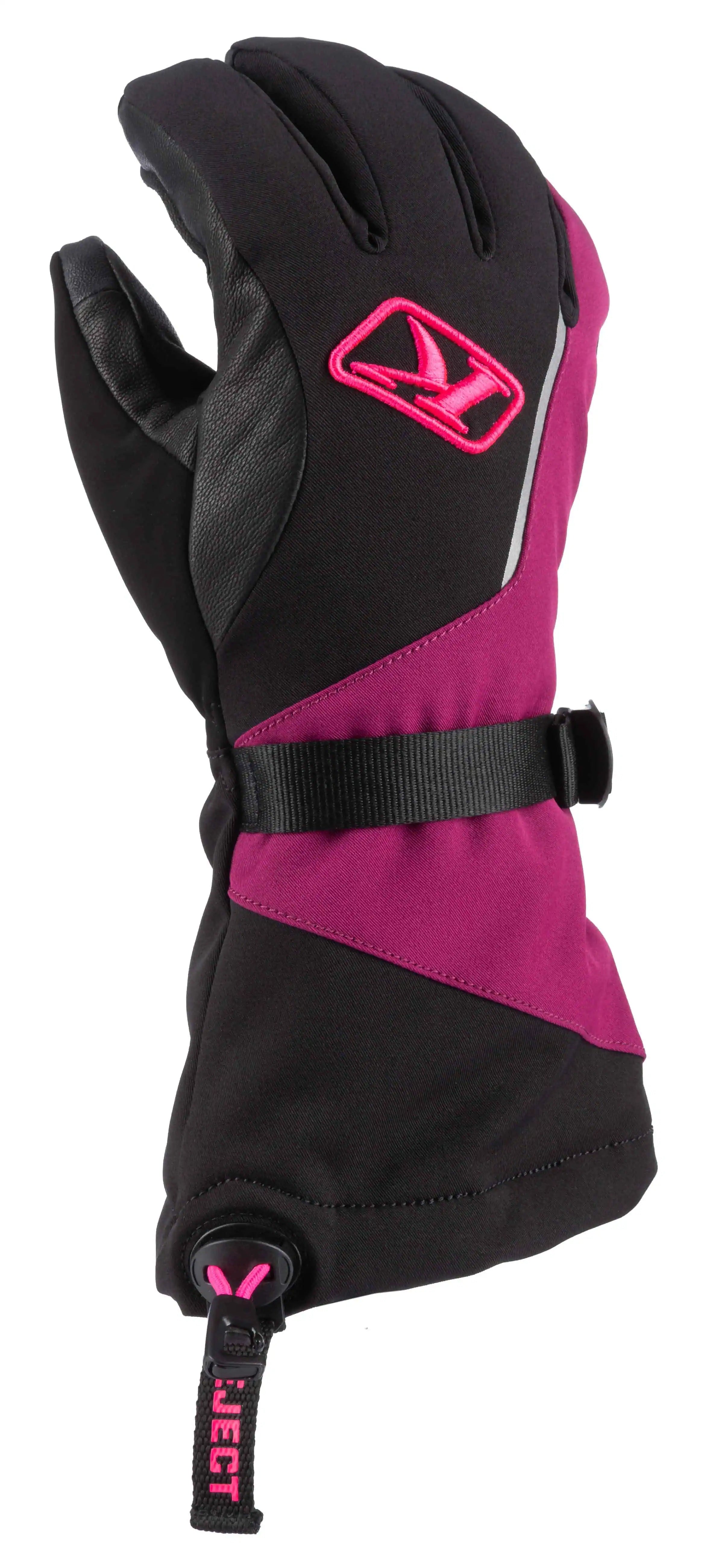 Klim Allure Gauntlet Glove black pink glo