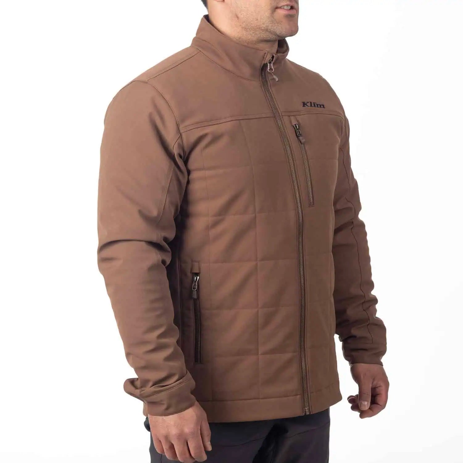 cocoa brown Klim Saddleback Softshell Jacket