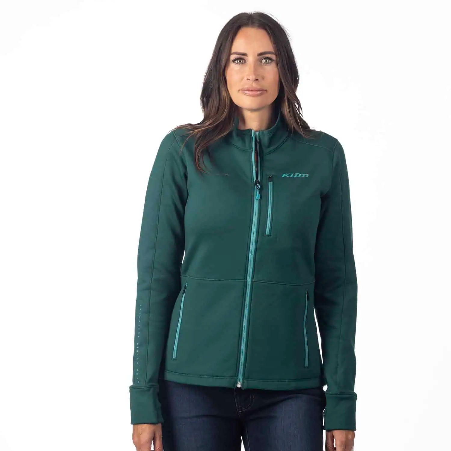 rainforest green blue slate Klim Sundance Jacket