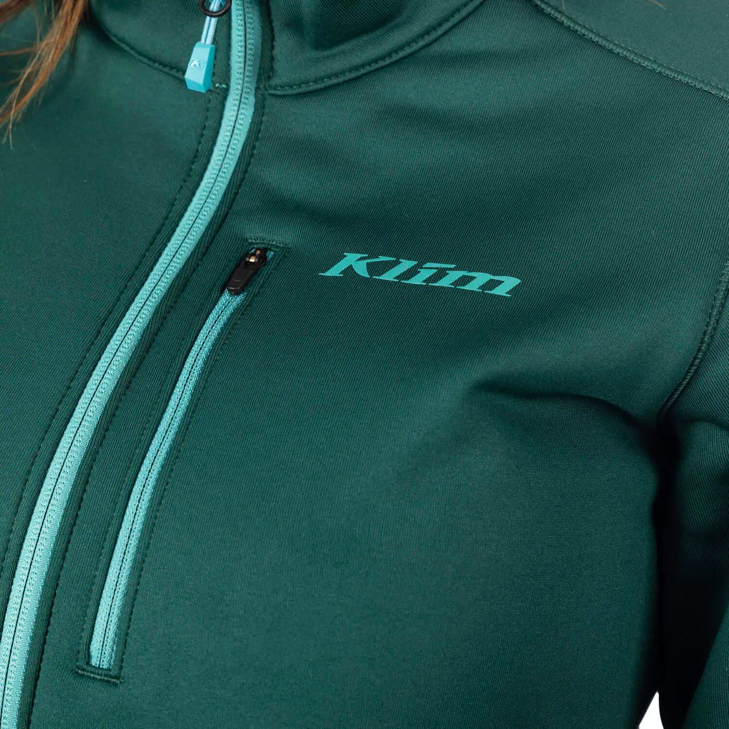 zipper and logo detail Klim Sundance Jacket