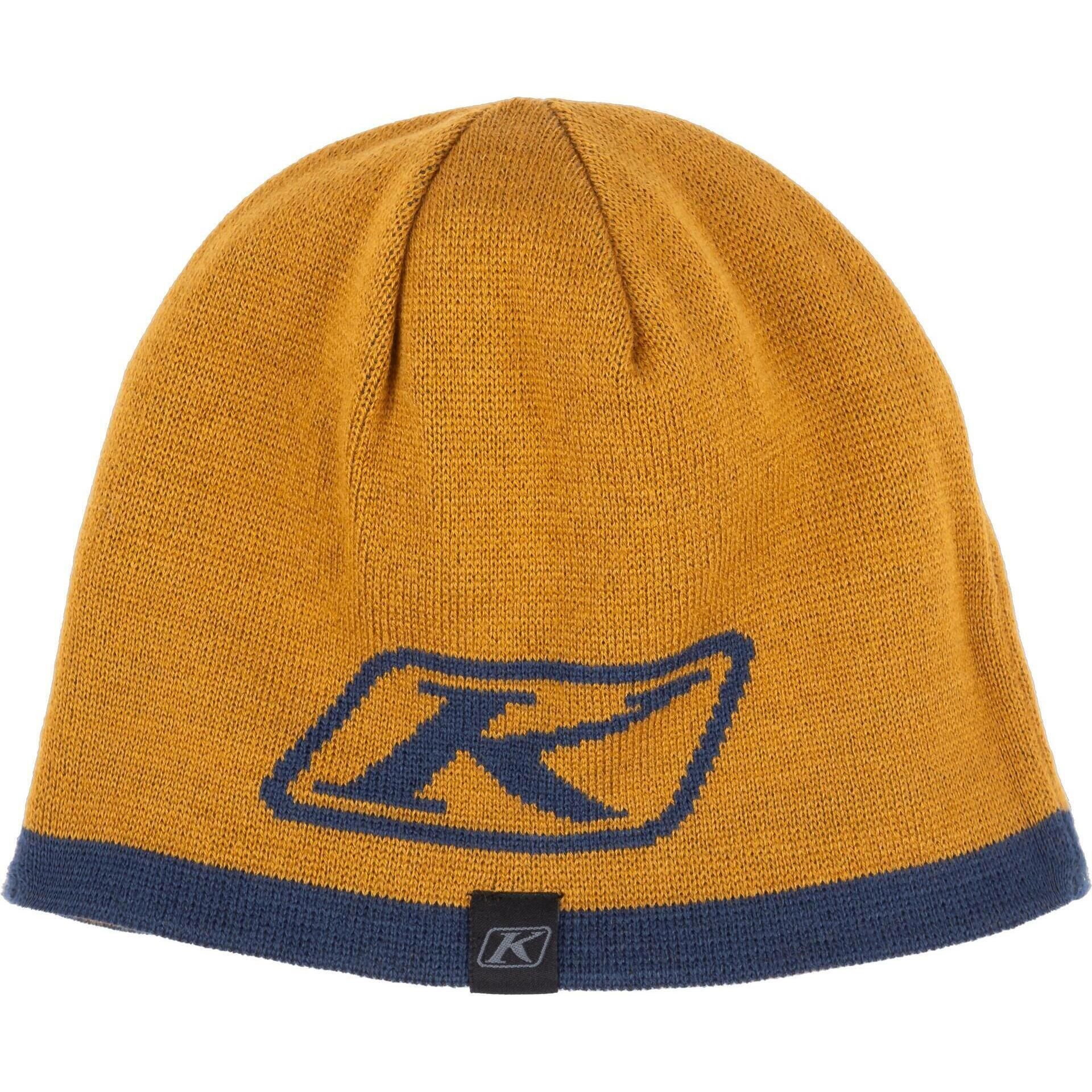 Klim Swerve Beanie Golden Brown - Dress Blues
