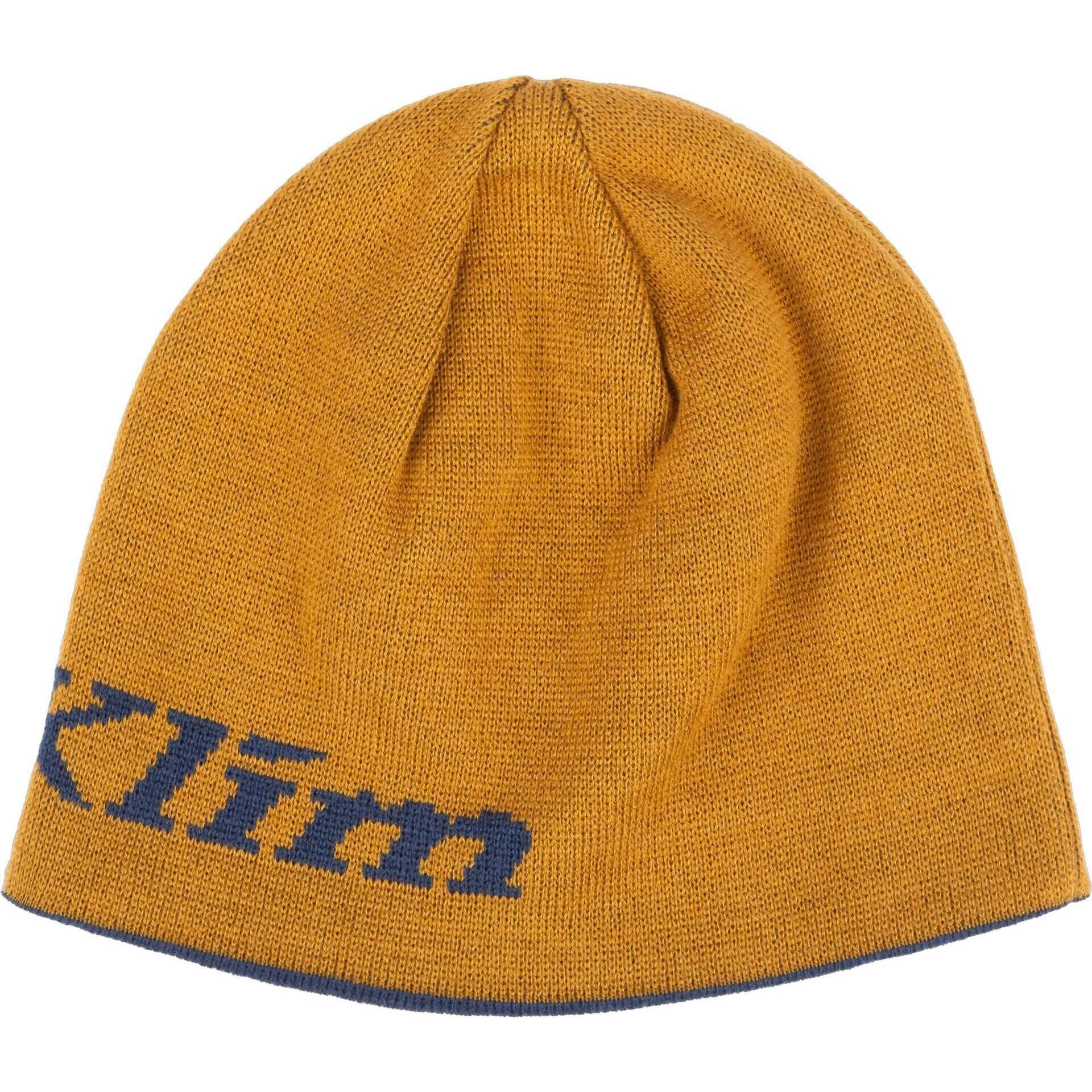 Klim Swerve Beanie Golden Brown - Dress Blues