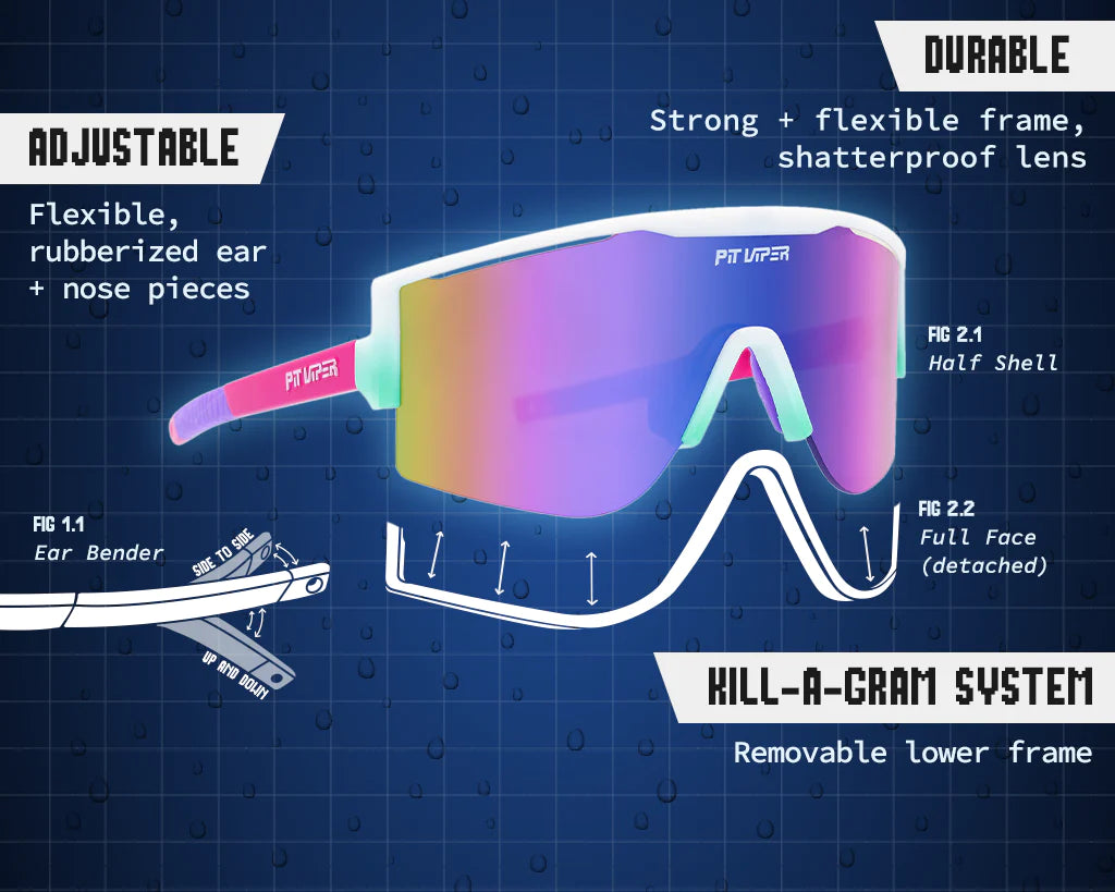 Pit Viper The Try-Hard Sunglasses - The Italo