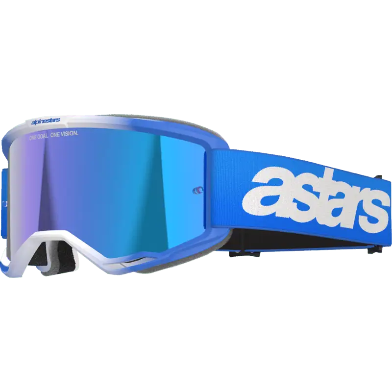 front of the blue / blue mirror Alpinestars Vision 5 Blaze Goggles