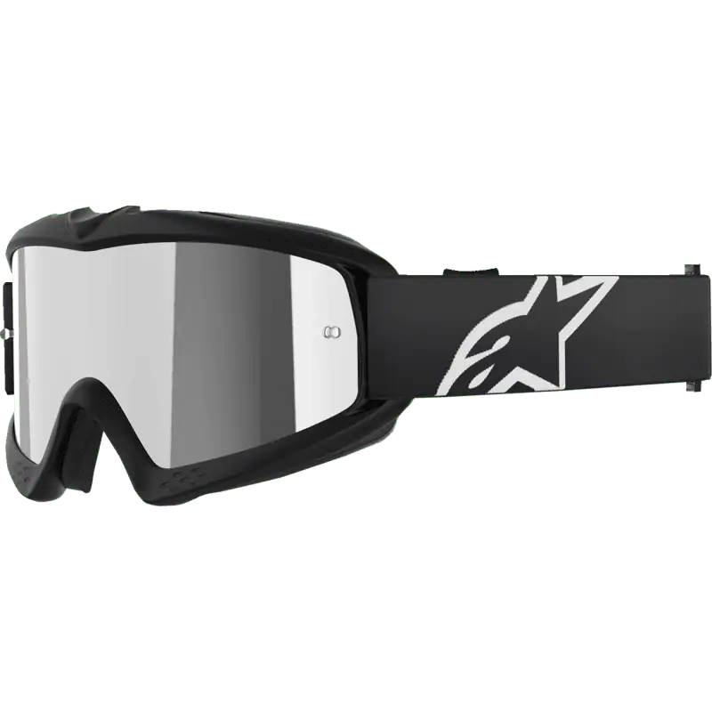 black silver mirror lens Alpinestars Youth Vision 5 Corp Goggles