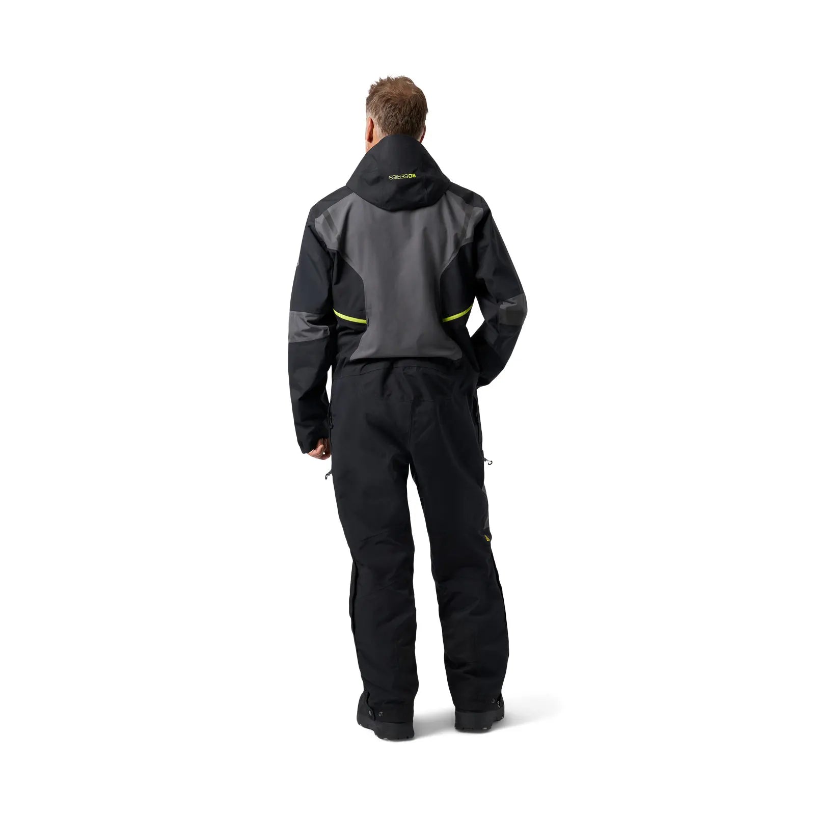 back view of the charcoal grey BC Series Kona 2.0 Non-Insulated STX Monosuit