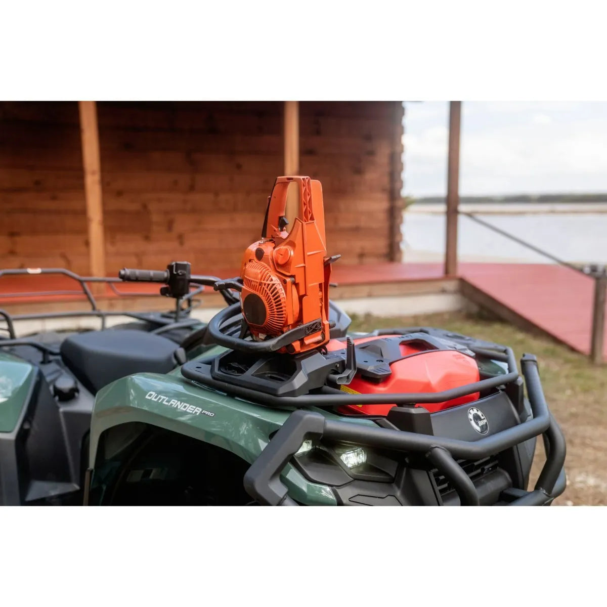 Can-Am LinQ Chainsaw Holder
