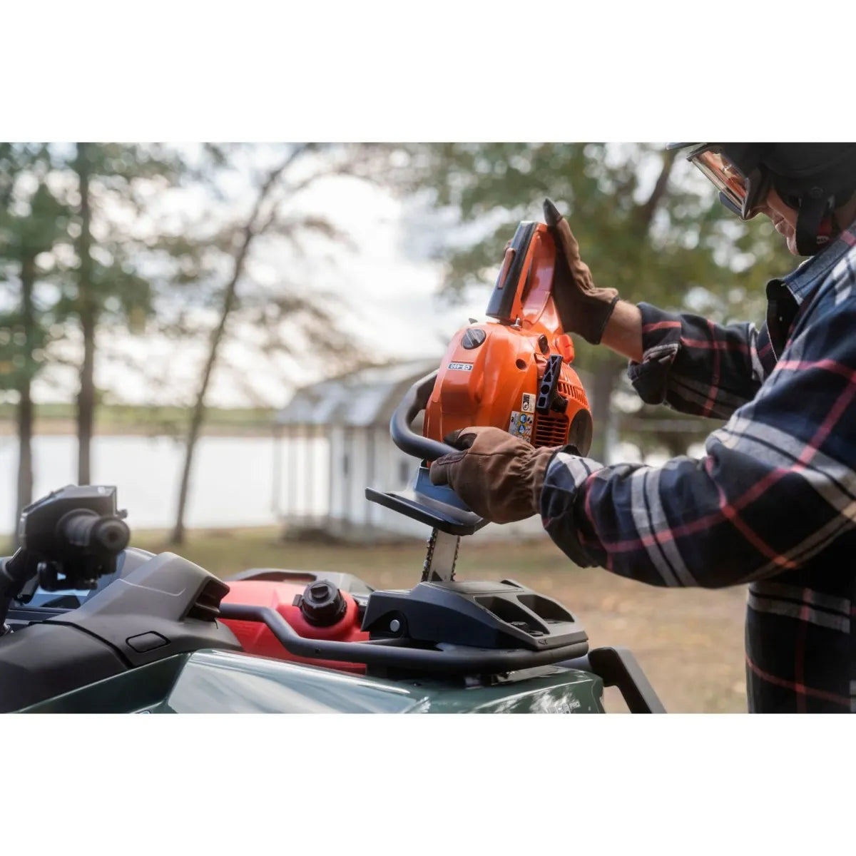 Can-Am LinQ Chainsaw Holder