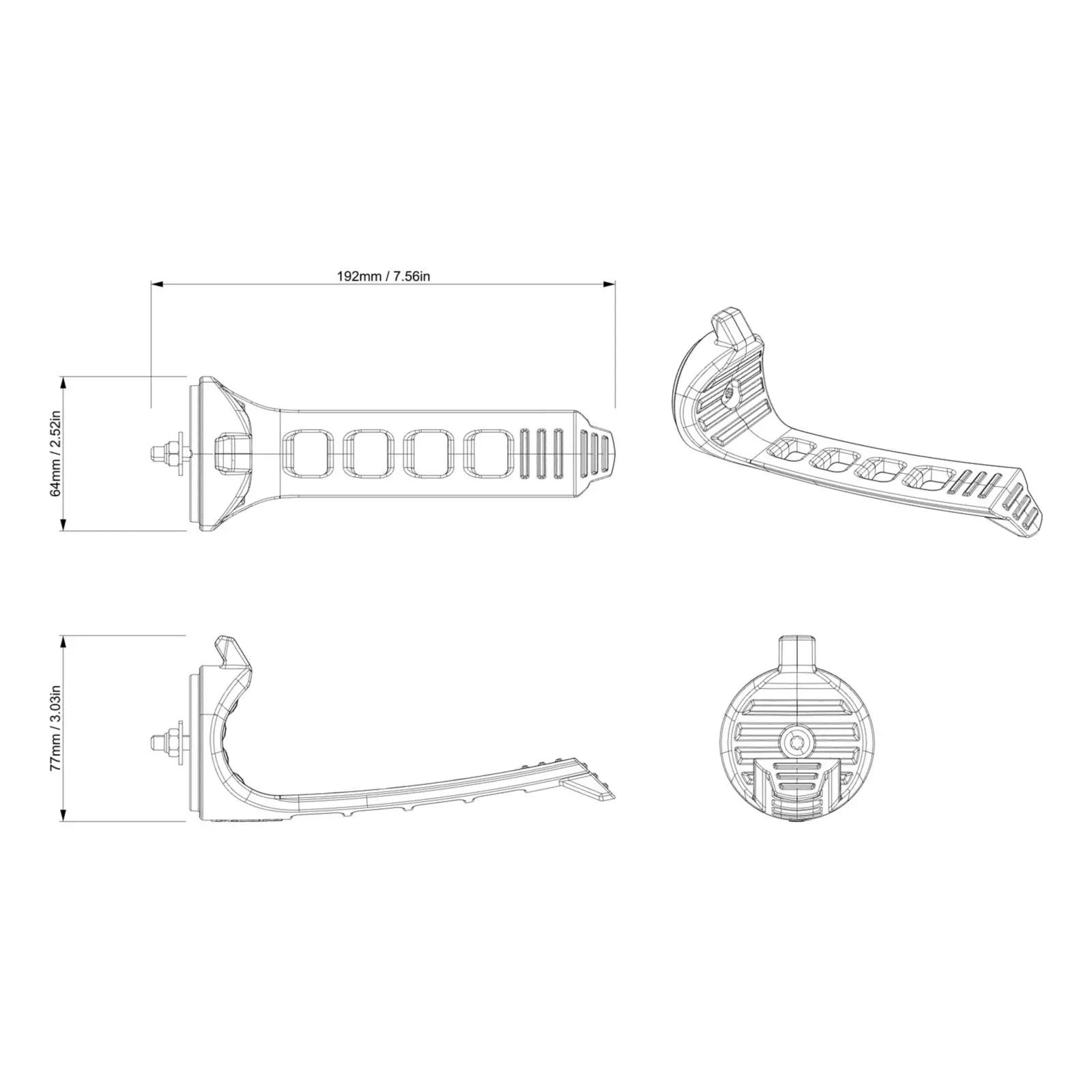 Can-Am Tool Holder Bolt-On for LinQ Cargo Boxes and Baskets