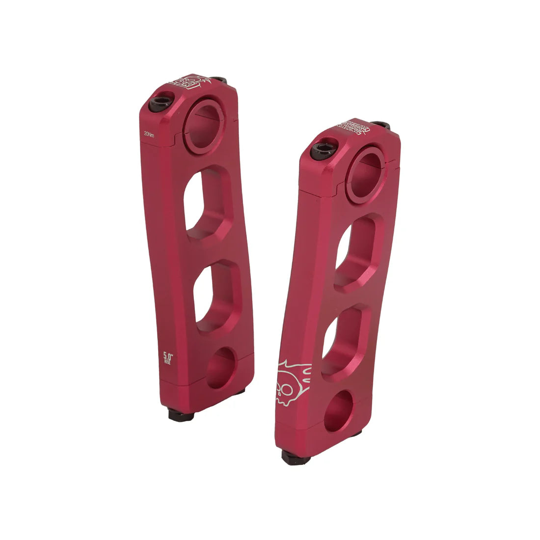 red 5" Cheetah Factory Racing Knucks Risers V2